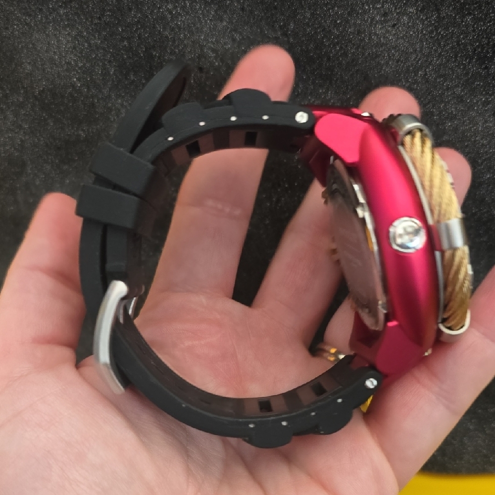 Invicta Gold and Red Chronograph Watch - Picture 3 of 5